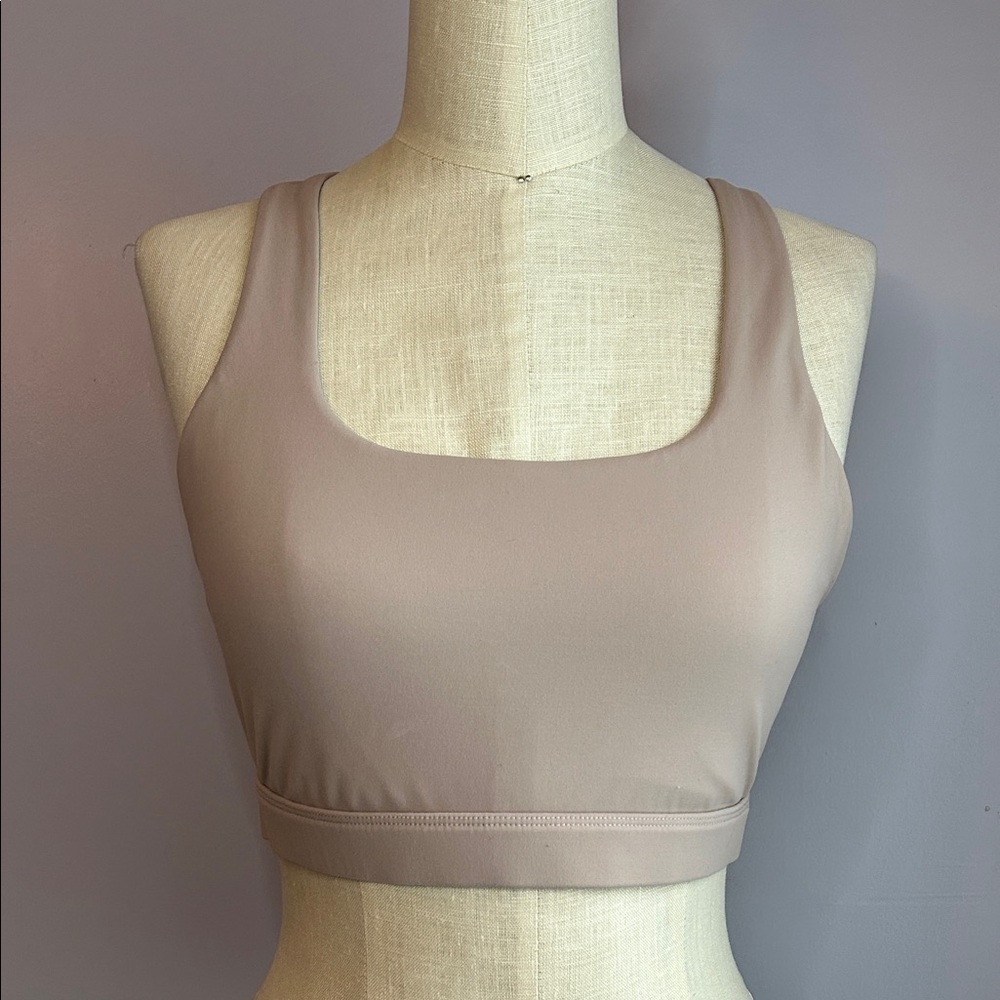 TSL Collection Beige Racer back Sports Bra